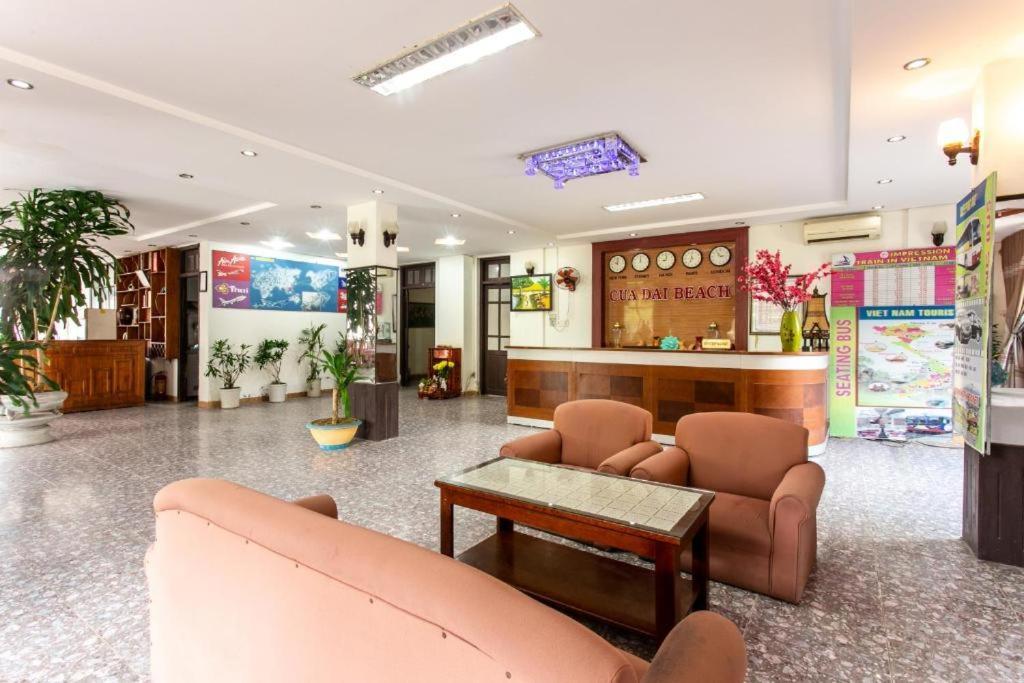Cua Dai Beach Hotel View Beach & River An Luong Bagian luar foto